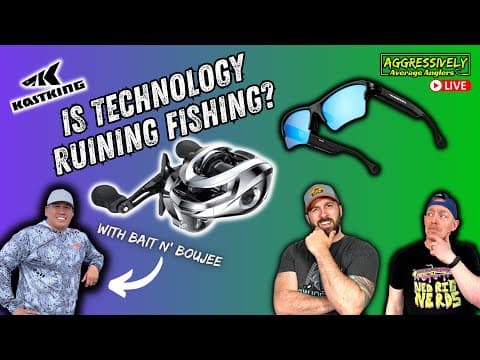 Aggressively Average Anglers Podcast Episode 40: Is Technology Ruining Fishing?!?!
