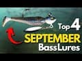 Top 4 September Bass Lures and WHY - Underwater Footage