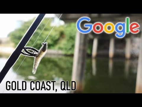 URBAN landbased fishing challenge | using Google Maps on the GOLD COAST, QUEENSLAND