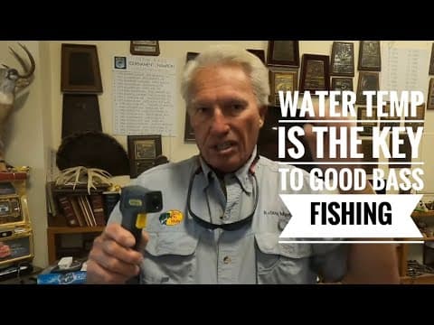 Water temp is the key to good bass fishing