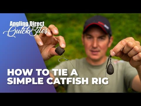 How To Tie A Simple Catfish Rig - Carp Fishing Quickbite