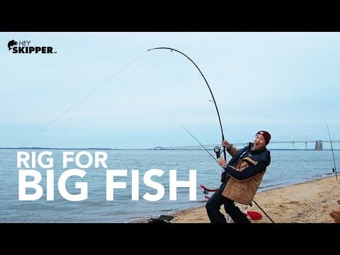 Catch BIGGER FISH w/ this Fishing Rig! Beach Fishing Rigs and Tactics