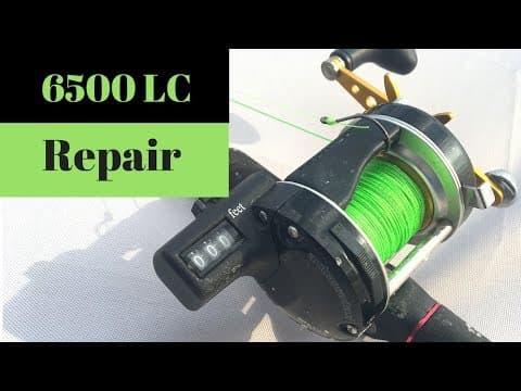 Abu Garcia Ambassadeur 6500 LC (line counter): Broken Line Counter Repair/Replacement.