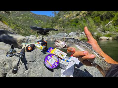 How to Fish Trout for Beginners in Rivers and Streams * Catch and Cook *