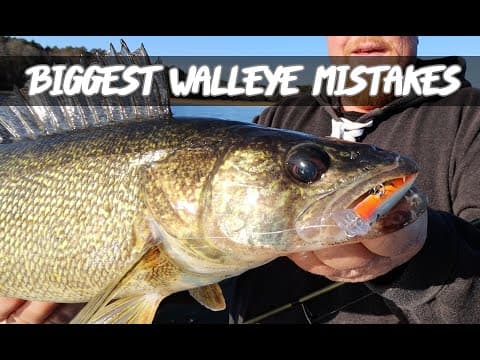 5 Biggest Walleye Fishing Mistakes (Avoid 'em like the plague...)