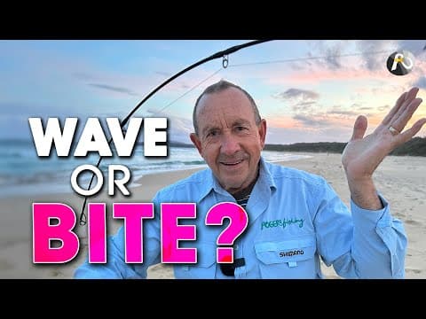 How You Detect a BITE &amp; Hook the Fish! Beach Fishing Basics ✅