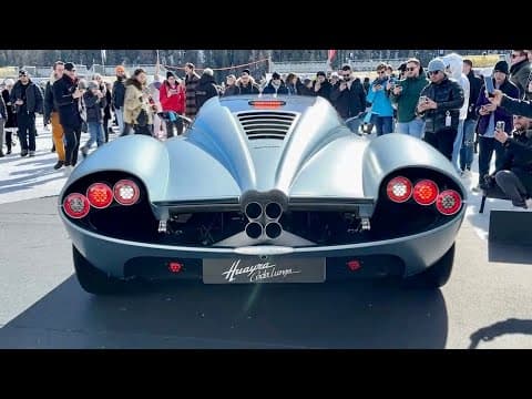 RAREST &amp; MOST EXPENSIVE cars DRIVING &amp; DRIFTING on frozen lake - THE ICE St. Moritz 2023