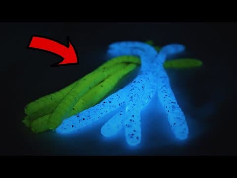 Will Bass Bite GLOW IN THE DARK Worms?