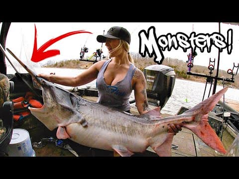 River Fishing Pulling BIG HOOKS in DEEP HOLES!!! (They’re STACKED!!!)
