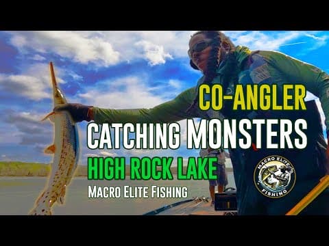 Co-Angler - CATCHING MONSTERS at High Rock Lake - Tamarac - Tim United BassMasters