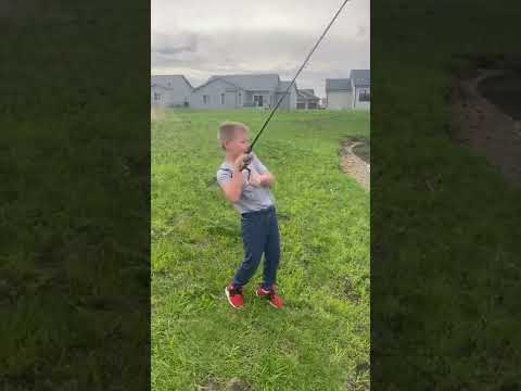 He Caught What in The Back Yard?- Pond Fishing