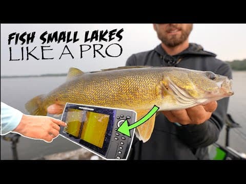 How to FIND and CATCH Walleyes on Small Lakes LIKE A PRO!