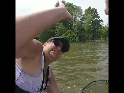 Musky fishing West Branch in Ravenna Ohio