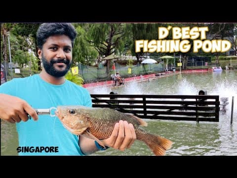 D&#39;Best Fishing Pond @Singapore | In Pro Pond  #2 hours 🐟🎣 Tips and Ideas | Paris Ris #chennaiAngler