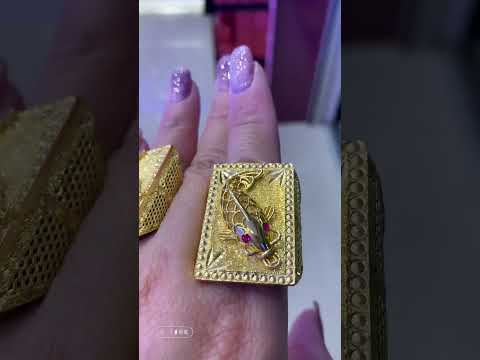 Gold Scale Jewels 916 Gold Carp Fish Ring