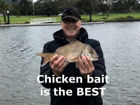 Fishing Maribyrnong river - Catching Pinkies on Chicken