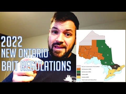 NEW 2022 Ontario Live Bait Regulations Explained!