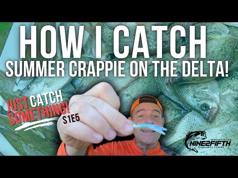 How I CATCH CRAPPIE On The DELTA! Just CATCH Something! S1E5 #crappiefishing #crappies