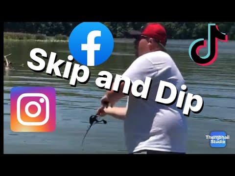 HOW TO SKIP A FISHING LURE (STEP BY STEP)