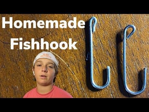How to make a homemade fish hook