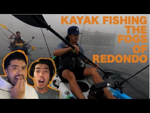 Redondo Beach Fishing: LOST AT SEA!!! Artificial reef &amp; break wall fishing spots on a kayak