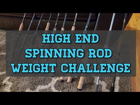 High end spinning rod weigh off!! Megabass vs Shimano vs St Croix vs Dobyns.... OH MY!