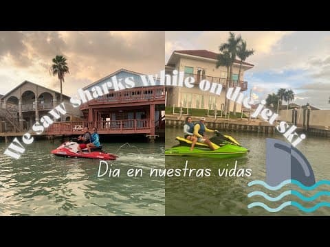 Jet Ski tour at south padre island tx (crazy weather)