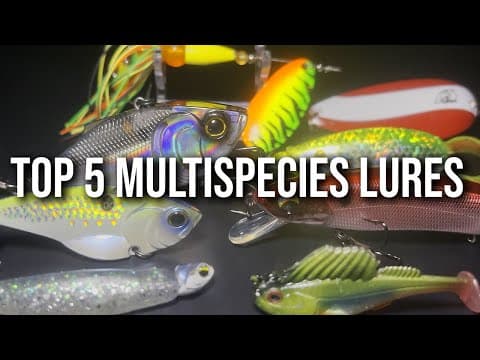 Top 5 MULTISPECIES Fishing Lures! (FRESHWATER)
