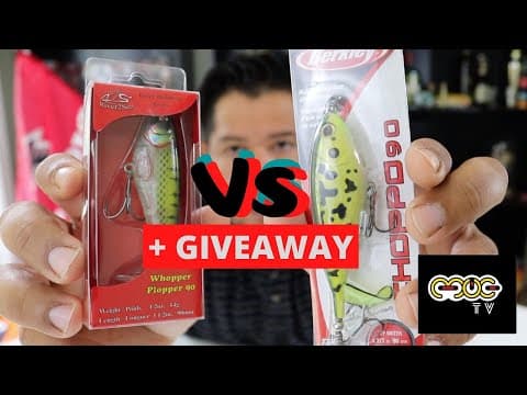 WHOOPER PLOPPER VS CHOPPO 90 | HOW TO FISH THE WHOPPER PLOPPER | MY FIRST GIVEAWAY