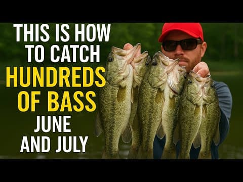 How to Catch Hundreds of Bass in June and July - Bass Fishing