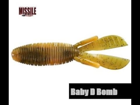 ベビー D ボム　【ミサイルベイツ】　水中アクション映像　　Baby D Bomb 　Missile Baits