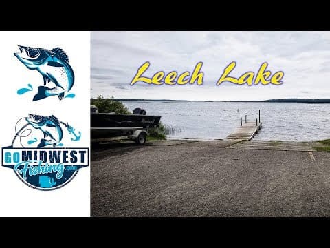 Fishing Leech Lake Minnesota, June, 2018