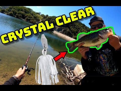 Fishing ALMADEN Reservoir FIRST Time! (San Jose Bass Fishing)