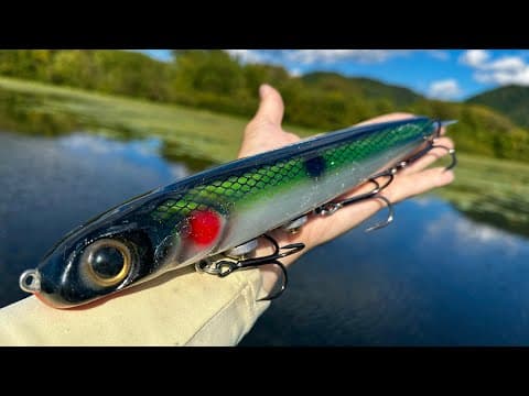 Fall Fishing GIGANTIC LURES for RIVER MONSTERS!