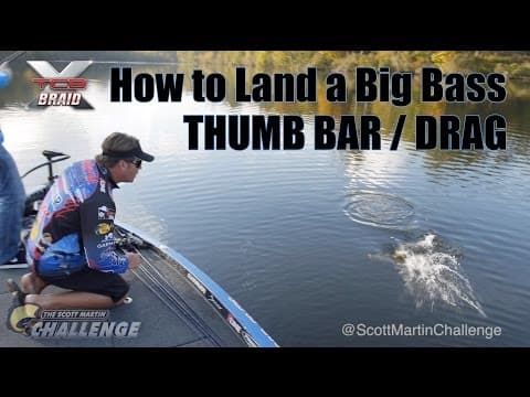 How to land a Big Fish - Drag and Thumb Bar Pro Techniques