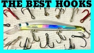 THE BEST TREBLE HOOKS FOR FISHING LURES