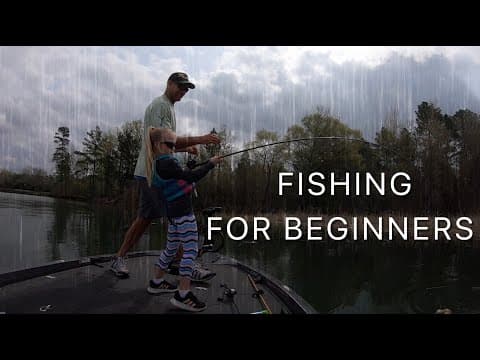 BASS FISHING FOR BEGINNERS (HOW TO TEACH A BEGINNER/KID TO FISH) SIGHT FISHING