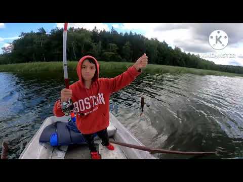 Fishing in Aviris lake Lithuania 16-17/7/22