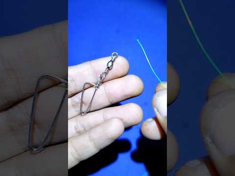 How To Tie Snap Swivel - Fishing Knot Tutorial