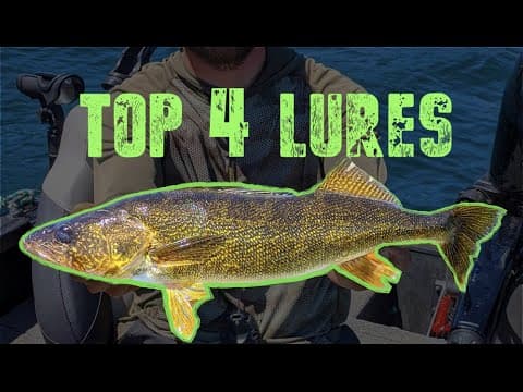 Favorite Summer Walleye Fishing Lures