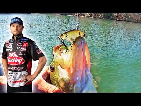 Fishing A RATTLE TRAP With JUSTIN LUCAS! (Lake Guntersville)