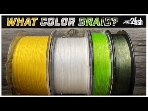 Best Braided Fishing Line Color | Bright vs. Natural