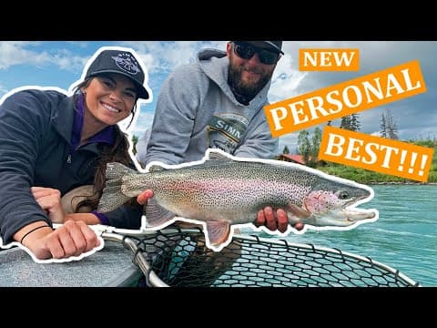 KENAI river TROUT FISHING {HER NEW PB}!!!