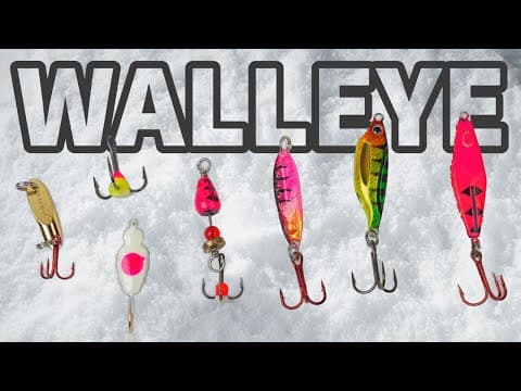 My Top 7 Walleye Ice Fishing Lures!