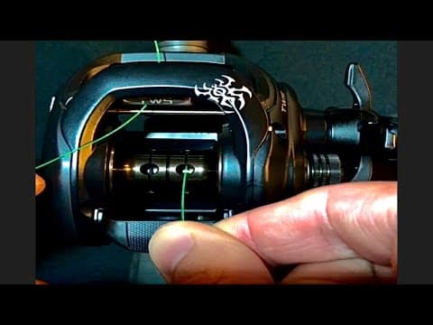 How to spool line onto a baitcaster