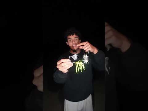 How to fish for bass at night