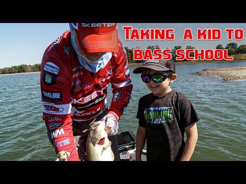 Teaching a KID the BASICS of BASS FISHING! (NEW PB!)