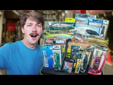 I Bought The CRAZIEST Fishing Lures In Japan