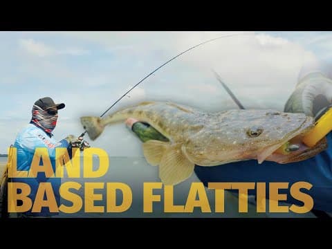 How to Catch Flathead on Soft Plastics Land Based