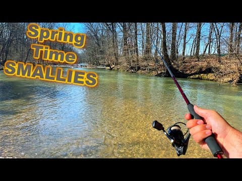 How to Catch EARLY Spring Creek SMALLMOUTH Bass